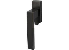 Olivari raamkruk afsluitbaar Diana/Total + rechthoekig rozet 86x32x18mm, stift 7x42mm Antraciet mat titaan PVD