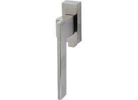 Olivari raamkruk afsluitbaar Living + rechthoekig rozet 86x32x18mm, stift 7x42mm RVS mat titaan PVD