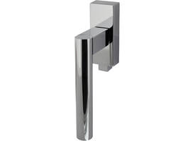 Olivari raamkruk afsluitbaar Euclide Q + rechthoekig rozet 86x32x18mm, stift 7x42mm Chroom