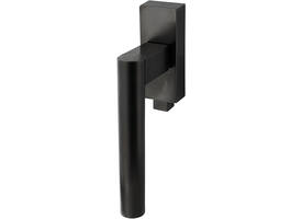 Olivari raamkruk afsluitbaar Euclide Q + rechthoekig rozet 86x32x18mm, stift 7x42mm Antraciet mat titaan PVD
