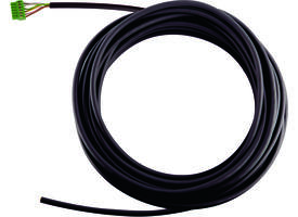 Kabel 10 meter voor mint SVM motor slot met aansluitstekker  6-aderig diameter: 0.5mm2 zwarte mantel (vanaf 1 November 2017)