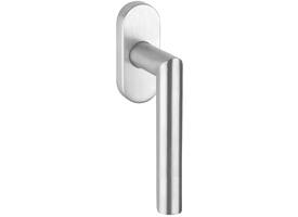 Raamkruk gemont. op afgeronde rozet met stift 7x32mm