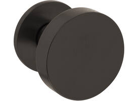 Olivari deurknop vast Link + rond rozet 51x5mm Antraciet mat titaan PVD