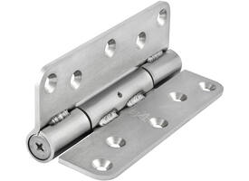 Projectscharnier roestvast staal met een hoogte van 160mm,bledbreedte 37mm,dikte 4mm en een knoop van 22mm. Dit scharnier is SKG*** gecertificeerd.