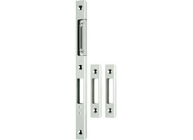 Sluitplaat rechthoek staal U-prof RVS tbv 4-pnts basis Freewaylock z/ lip ls