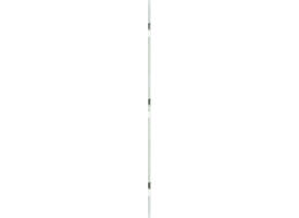 Sluitlijst nastelbaar RVS vlak  24 x 1950mm  tbv.6-pnts. Freewaylock z/ lip ls / rs