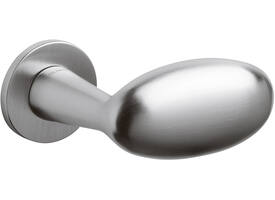 Olivari gatdeel Blindo rechts wijzend + rond rozet 51x5mm Chroom mat