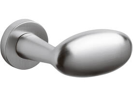 Olivari gatdeel Blindo Links wijzend + rond rozet 51x5mm Chroom mat