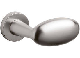Olivari gatdeel Blindo Links wijzend + rond rozet 51x5mm RVS mat titaan PVD